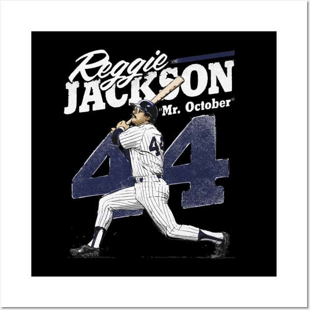 Reggie Jackson New York Y Retro Wall Art by danlintonpro